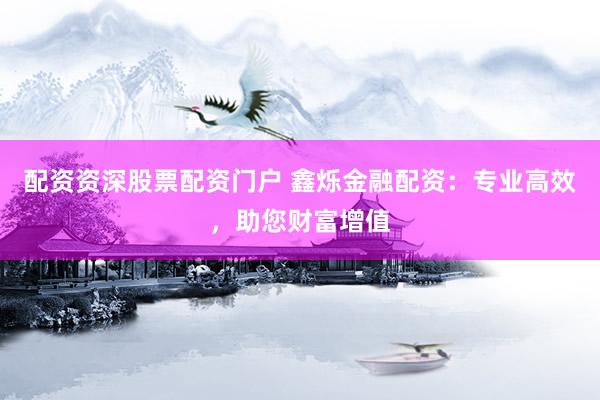 配资资深股票配资门户 鑫烁金融配资：专业高效，助您财富增值
